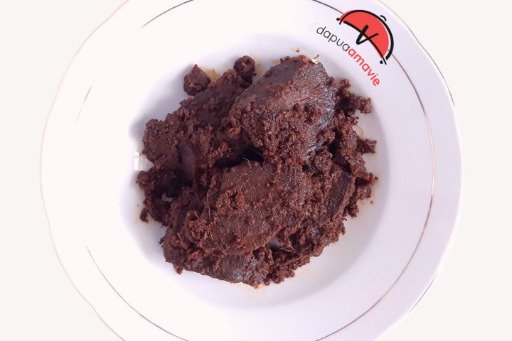 Rendang daging sapi kering padang asli minang makanan terenak di dunia dapua amavie